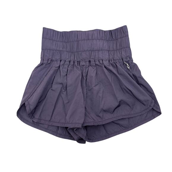 FP Movement Free People High Waist Purple Shorts Size Women's X-Small - Picture 1 of 3